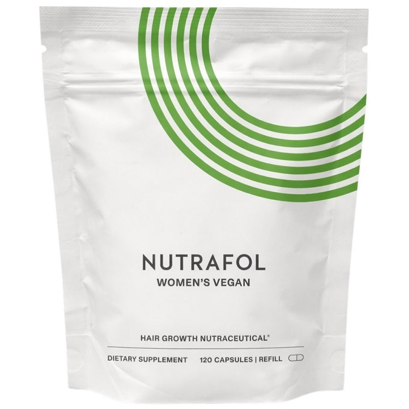 Nutrafol women's vegan hair growth supplement refill pouch, 120 capsules