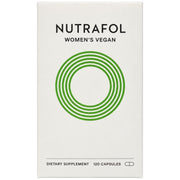 Nutrafol women's vegan dietary supplement box with 120 capsules