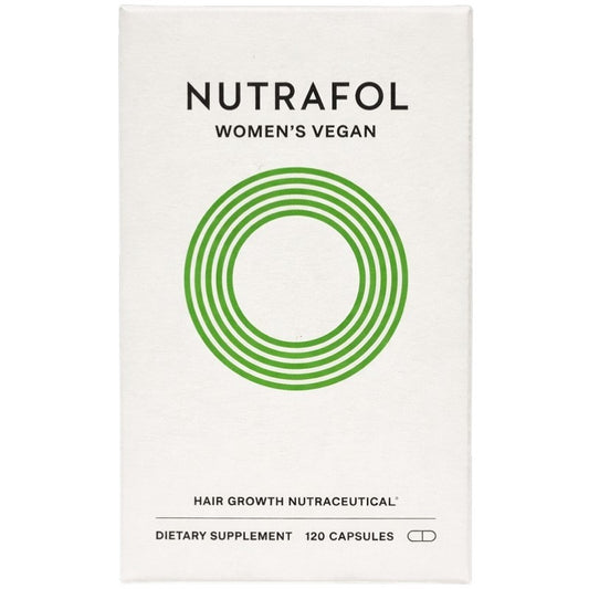 Nutrafol women's vegan hair growth supplement box, 120 capsules