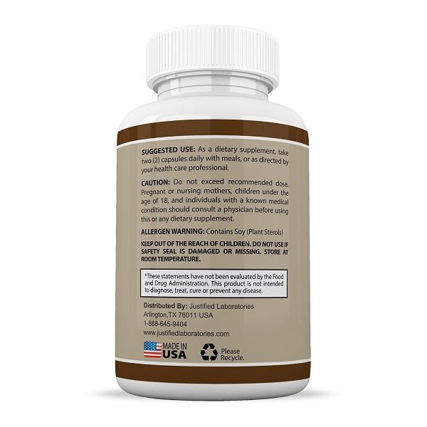 Anti-Gray 9000 vitamin supplement bottle, back label with directions and warnings