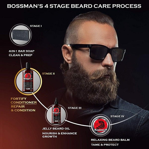 Bossman Fortify Intense Beard Conditioner - bodytonix