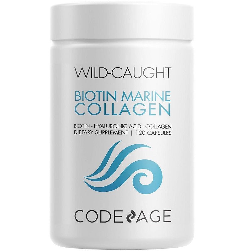 Codeage Biotin Marine Collagen Peptides Capsules - bodytonix