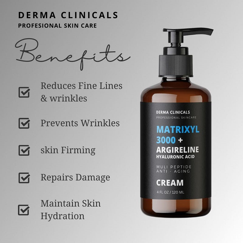 Argireline cream pump bottle with benefits: reduces fine lines and wrinkles