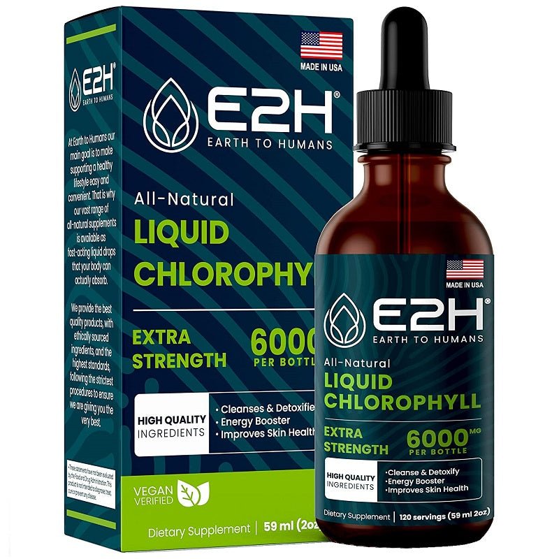 E2H Extra Strength All-Natural Liquid Chlorophyll - bodytonix