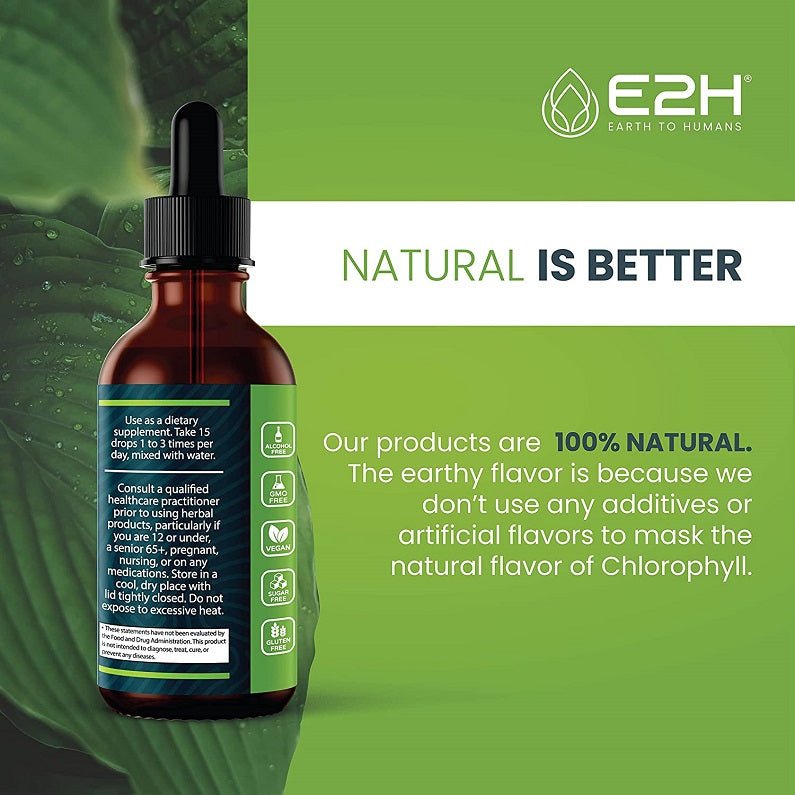 E2H Extra Strength AllNatural Liquid Chlorophyll bodytonix Australia