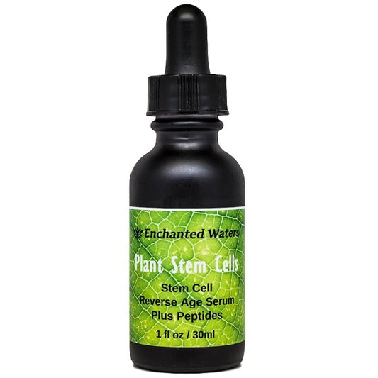 Enchanted Waters plant stem cell reverse age serum dropper bottle, 1 fl oz