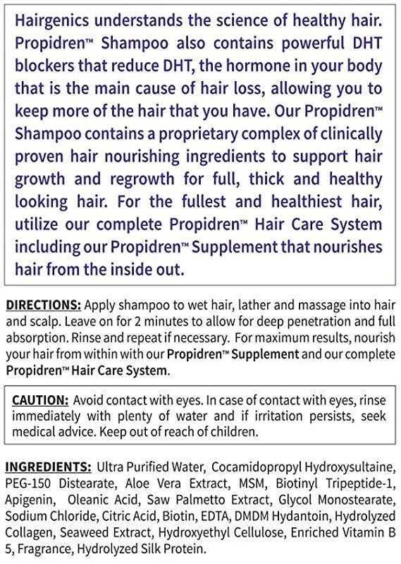 HairGenics Propidren DHT Blocking Shampoo - bodytonix