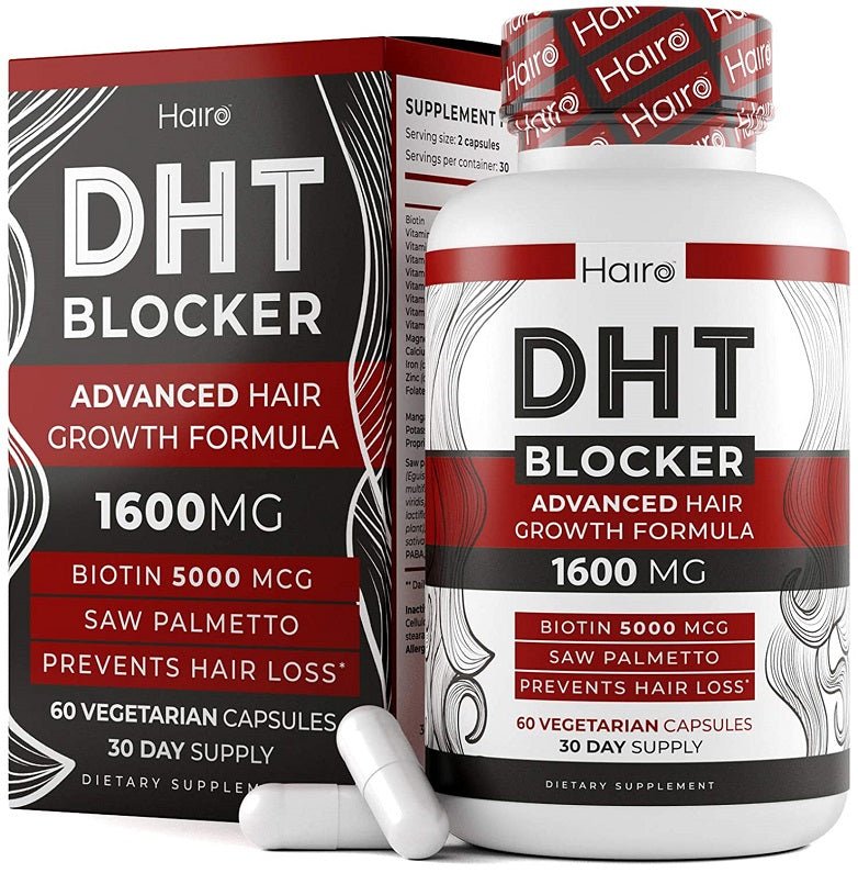 Hairo DHT Blocker Advanced Hair Growth Formula 1600mg - bodytonix