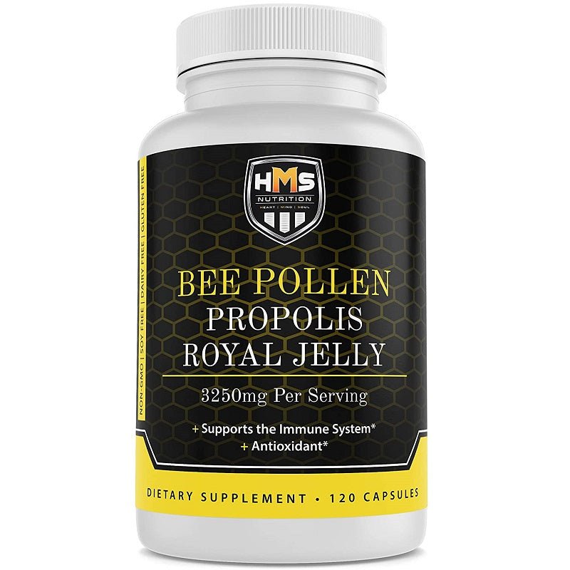HMS Bee Pollen, Propolis & Royal Jelly Supplement 3250mg - bodytonix