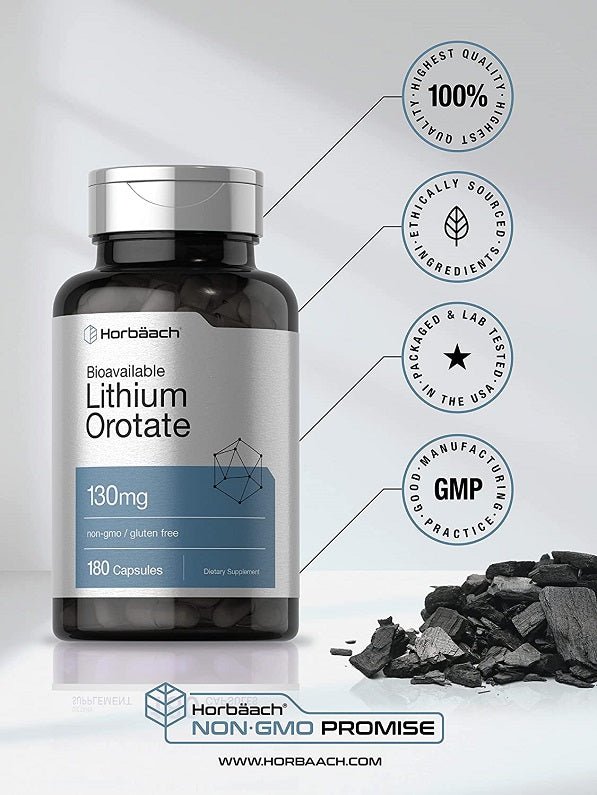 Horbaach Lithium Orotate 130mg - bodytonix