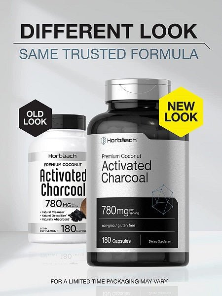 Horbaach Premium Activated Charcoal 780mg - bodytonix