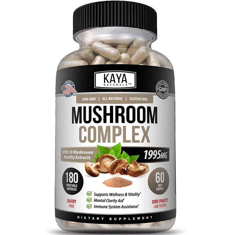 Kaya Naturals 10 Mushroom Complex 1330mg - bodytonix