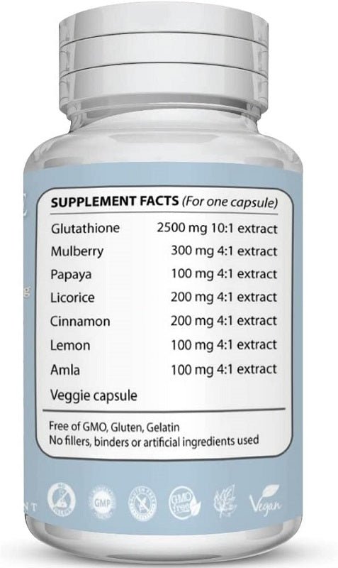 KUR Snow White Skin Whitening Glutathione 3500mg Blend | bodytonix Australia KUR Snow White Skin Whitening Glutathione 3500mg Blend | bodytonix Australia