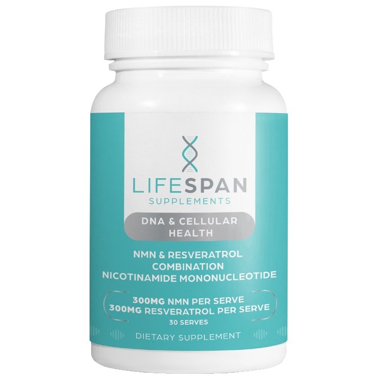 Lifespan Supplements NMN + Resveratrol 600mg - bodytonix
