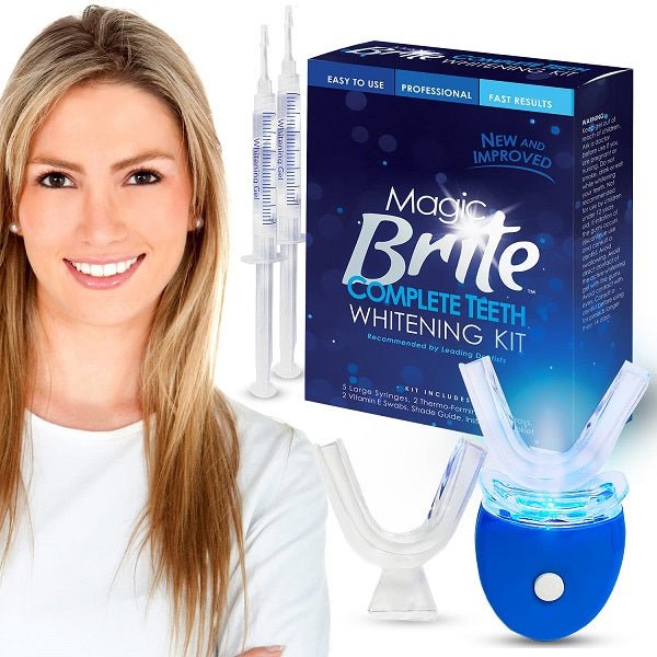 MagicBrite Complete Teeth Whitening Kit w/ LED Light bodytonix Australia