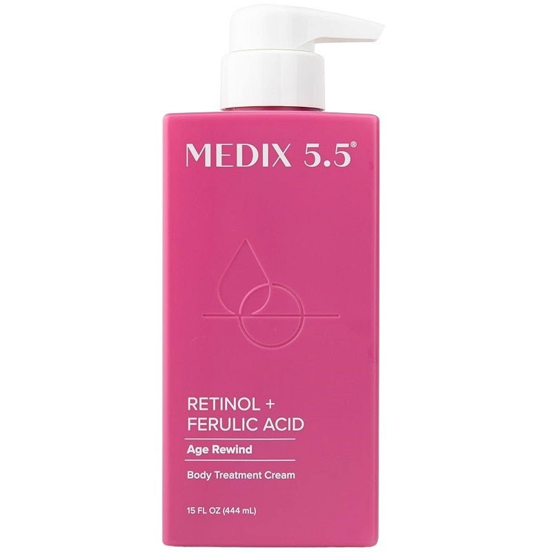 Medix 5.5 Retinol + Ferulic Acid Age Rewind Body Cream 444ml - bodytonix