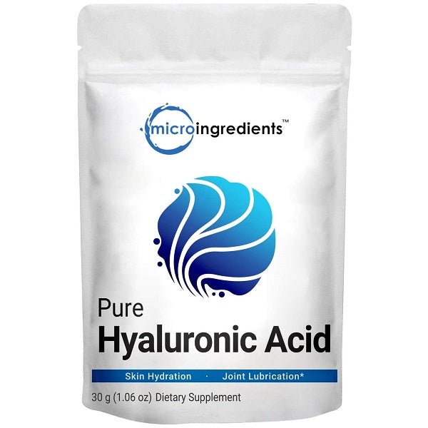 Micro Ingredients Pure Hyaluronic Acid Powder (300 Servings) - bodytonix