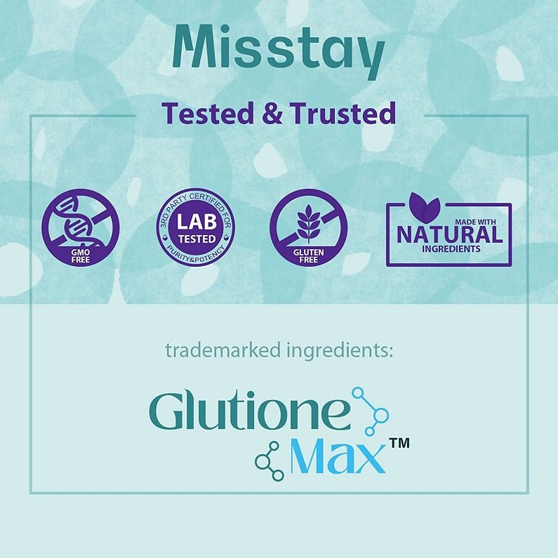 Misstay Liposomal Glutathione 1500mg | bodytonix Australia Misstay Liposomal Glutathione 1500mg | bodytonix Australia