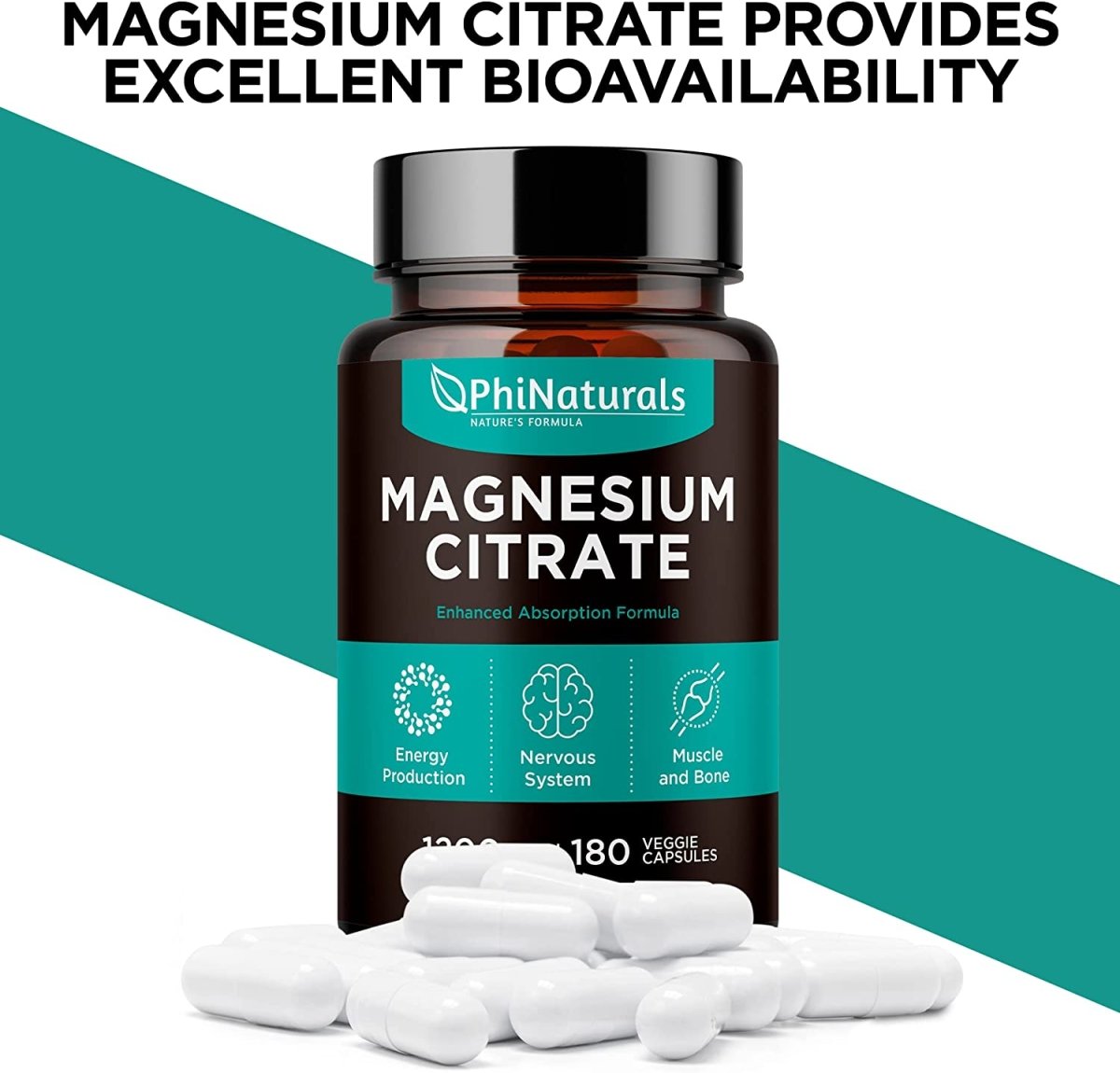 PhiNaturals Magnesium Citrate 400mg - bodytonix