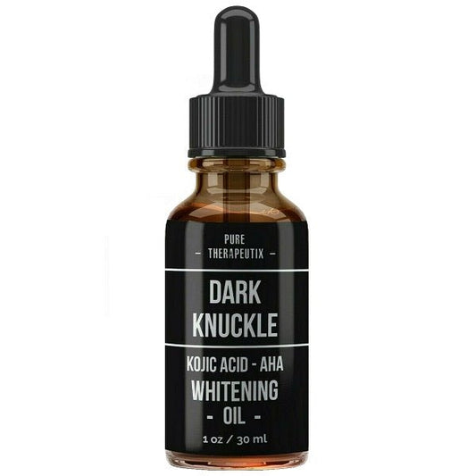 Pure Therapeutix Dark Knuckle Whitening Oil bottle with dropper