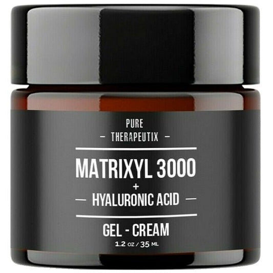 Pure Therapeutix Matrixyl 3000 hyaluronic acid gel-cream jar, 1.2 oz/35 mL