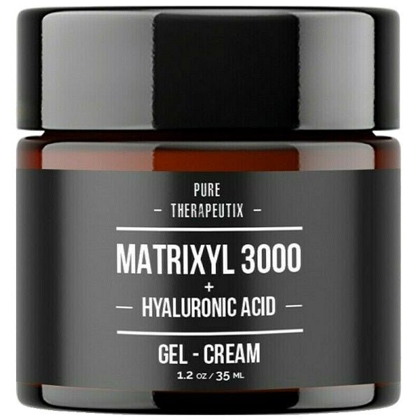 Pure Therapeutix Matrixyl 3000 hyaluronic acid gel-cream jar, 1.2 oz/35 mL