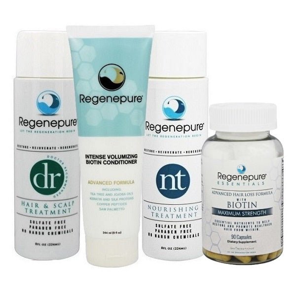 Regenepure Complete System (DR + NT + Biotin Conditioner + Vitamins) - bodytonix
