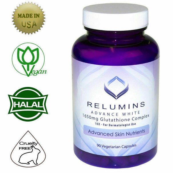 Relumins Advance White 1650mg Glutathione Complex - bodytonix