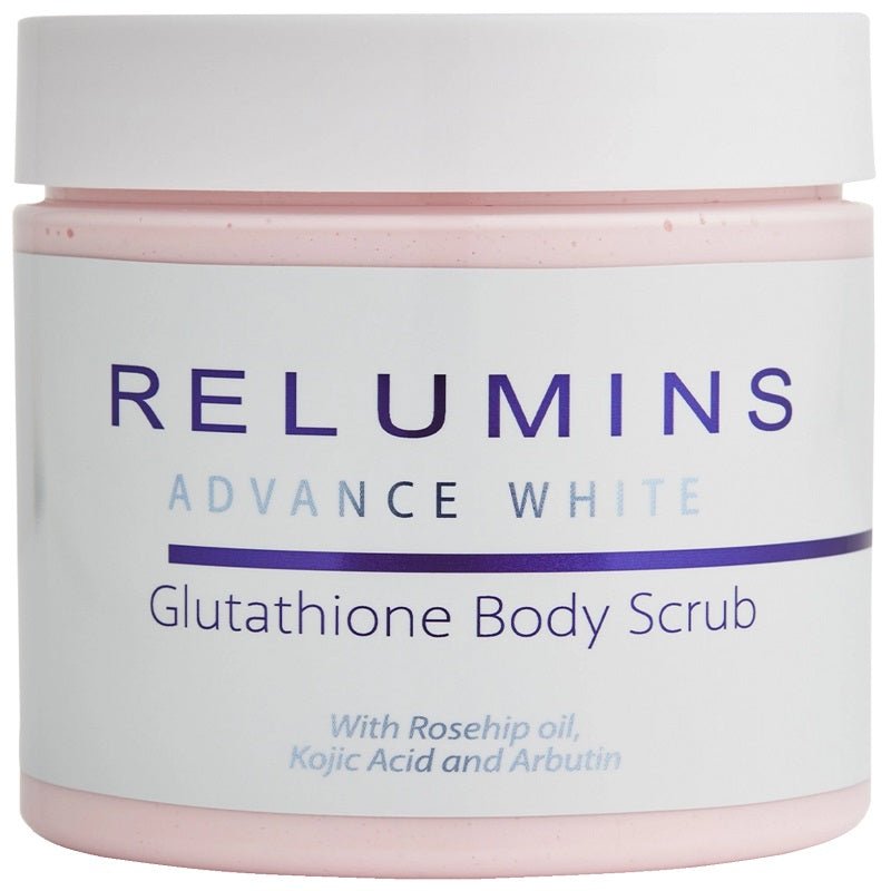 Relumins Premium Whitening Glutathione Body Scrub 400ml - bodytonix