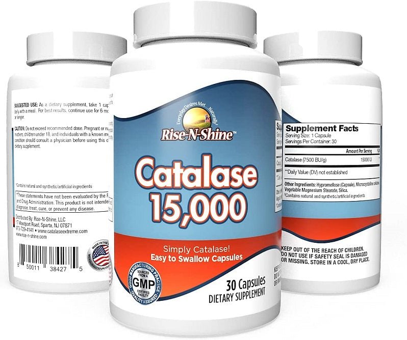 Rise-N-Shine Pure Catalase 15,000 - bodytonix