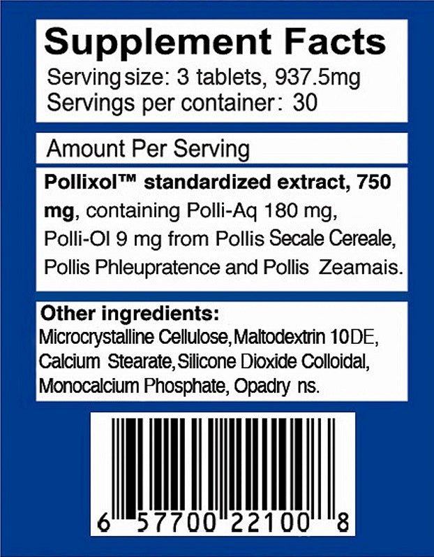 Ropex Supplement Facts label with serving size, 30 servings, and ingredient details