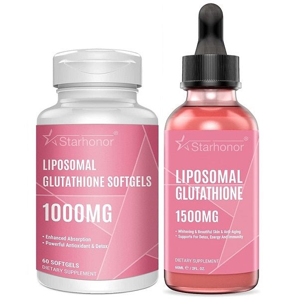 Starhonor Liposomal Glutathione Softgels 1400mg + Liquid 1500mg - bodytonix