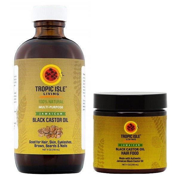 Tropic Isle Living Jamaican Black Castor Oil + Hair Food - bodytonix