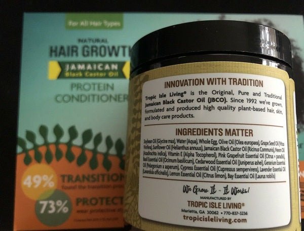 Tropic Isle Living Jamaican Hair Growth Protein Conditioner - bodytonix