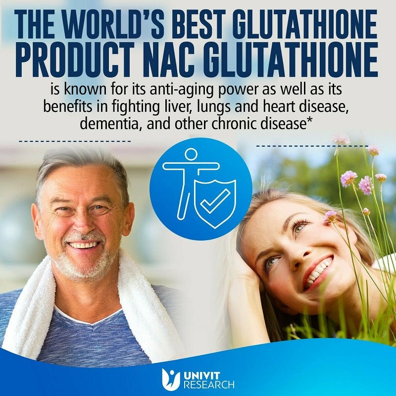 Univit NAC + Glutathione Detox & Whitening 2,028mg - bodytonix
