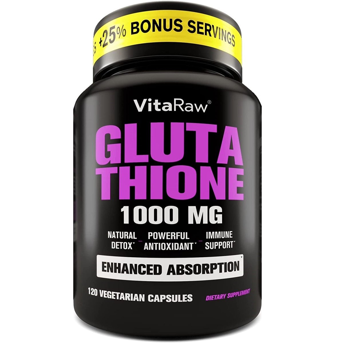 VitaRaw Glutathione Capsules 1000mg - bodytonix